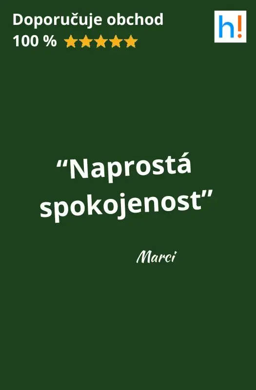 Reference Heureka - Naprostá spokojenost Reference Heureka - Naprostá spokojenost