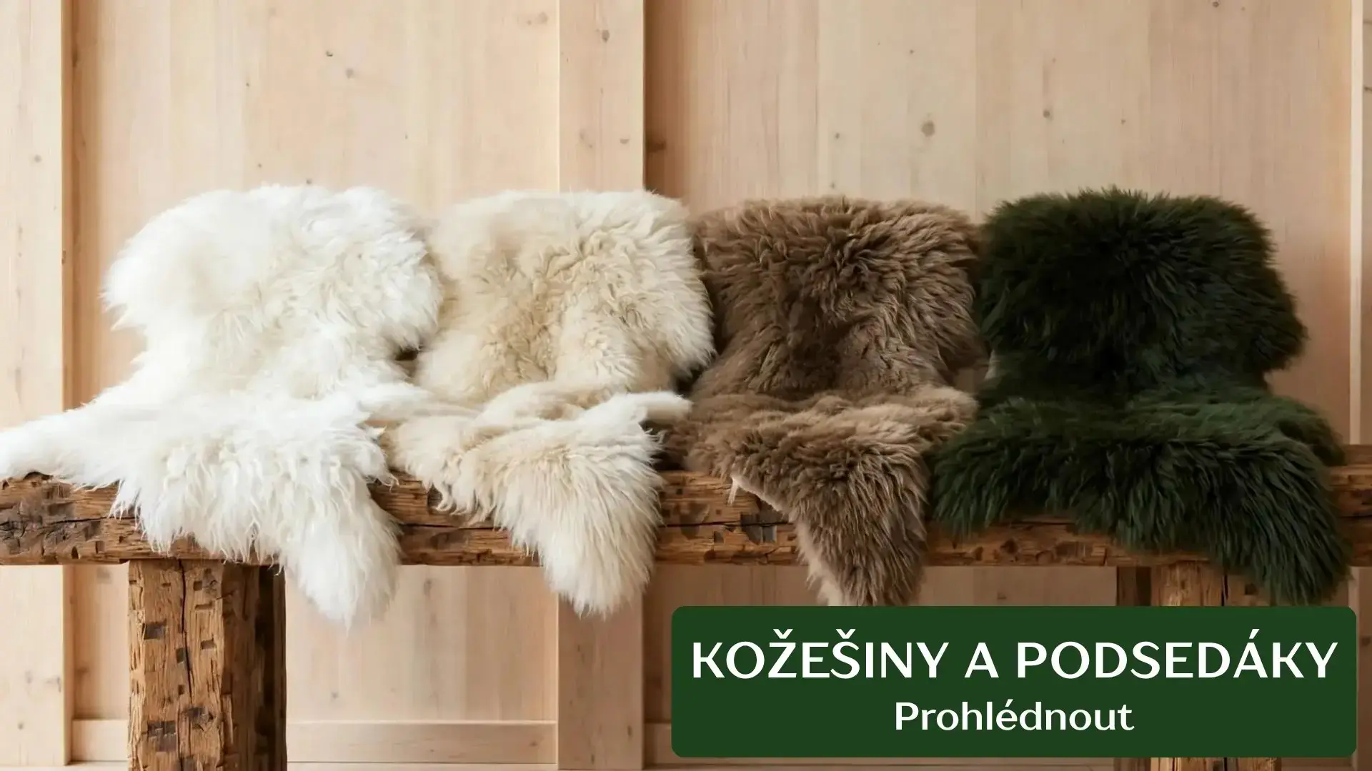 Kůže, kožešiny, kožešinové podsedáky