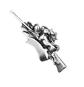 Odznak ARTURE puška s jelínkem a stuhou 2626