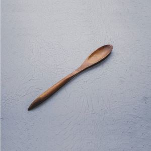 Teak wood salad spoon Basic 34 x 4 x 2 cms