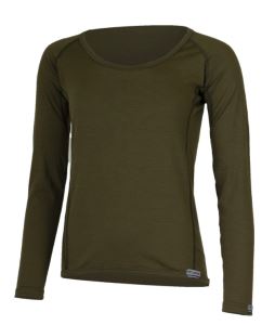 Women's green merino shirt DANIELA, size L