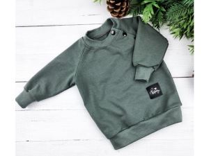 Sweatshirt basic Olive, size 68