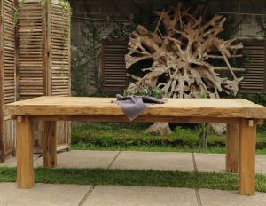 Teak dining table rustic - more sizes