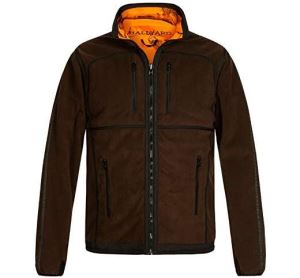 Reversible fleece jacket Ravels brown, size XL