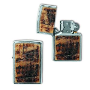 Zippo lighter with real horn