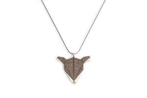 Wooden Doe Pendant