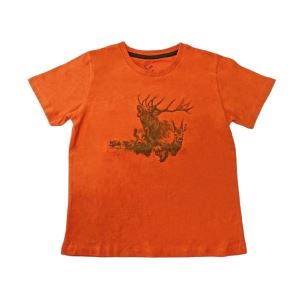 Children's T-shirt C.I.T. orange, size 10 years