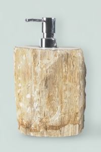 Lava stone soap dispenser