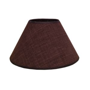 Textile lampshade E27 - dark brown 77  24-10-12 cm