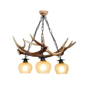Deer chandelier with metal chain 10