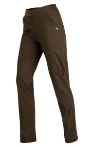 Women's waist-length trousers, grey-brown, size M