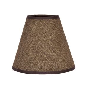 Textile lampshade E14 - brown 50