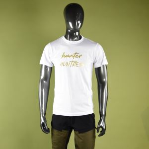 Men's T-shirt "Hunter", white, size L