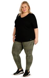 Women's long camouflage leggings, size XL