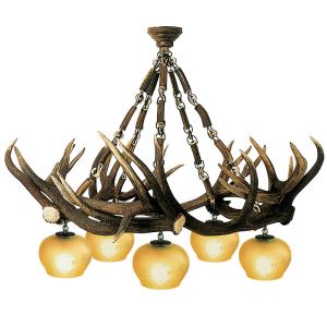 Deer antler chandelier diam. 100-110 cms