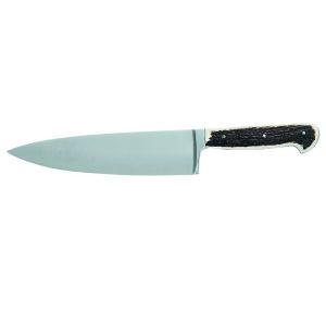 Chef`s knive 20 cm with antler handlel