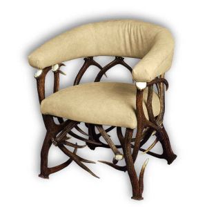 Deer antler armchair ARTURE Club - 33 - Siena