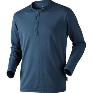Long-sleeve T-shirt Seeland Grandad, blue, size L Long-sleeve T-shirt Seeland Grandad, blue, size L