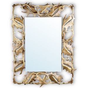 Fallow deer antler mirror ARTURE 118817 105 x 135 cms