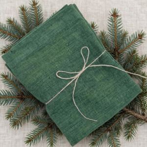 Linen placemat, green 35 x 50 cm Linen placemat, green 35 x 50 cm