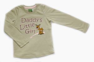 Dětské triko s dlouhým rukávem s nápisem Daddy´s Little Girl, vel. 110