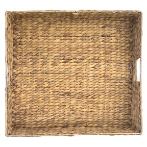 Water hyacinth tray, natural 8 x 45 x 41 cm