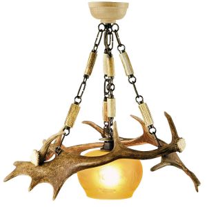 Fallow deer antler chandelier 3001