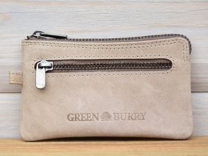 Leather keychain light brown 8510-10