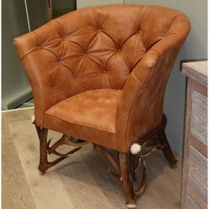 Deer antler armchair Dominator - 16 - Sand