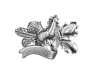 Odznak ARTURE tetřev s úlomkem a dubovými listy 2616