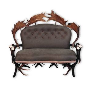 Leather sofa of antlers ARTURE Komfort leather 112205 5 Chocolate