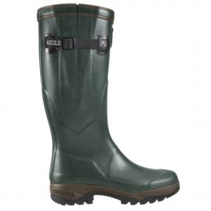 Aigle Parcours 2 ISO rubber boots with neoprene lining against cold, dark green size 37