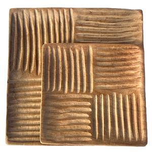 Tika Line teak plate Tika Line teak plate