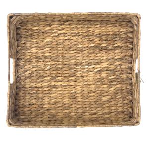 Water hyacinth tray, natural 7 x 40 x 37 cm