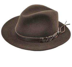 Brown hat, size 57