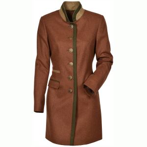 Women's cinnamon coat Regina, size 40