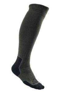 Weighted knee socks, green, size 38-40