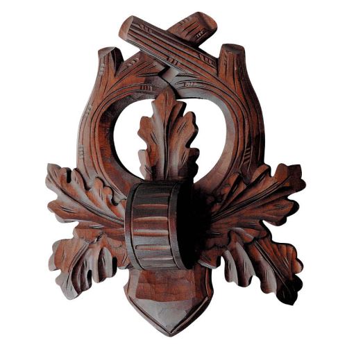 Wooden panel for big wildboar trophy