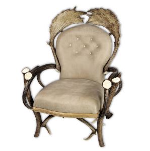 Deer antler armchair Komfort - more colours in detail