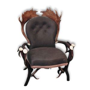Deer antler armchair Komfort -  5 - Choco