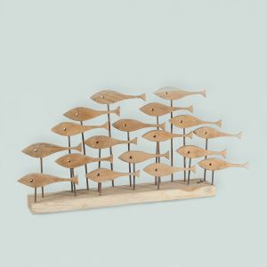 Teak root Stand Fishtery Small