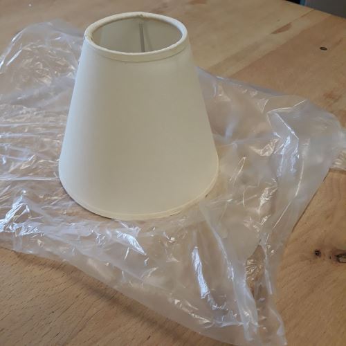 Textile lampshade E14