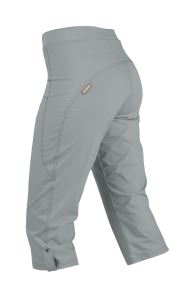 Kalhoty Litex dámské bokové v 3/4 délce šedé, velikost M