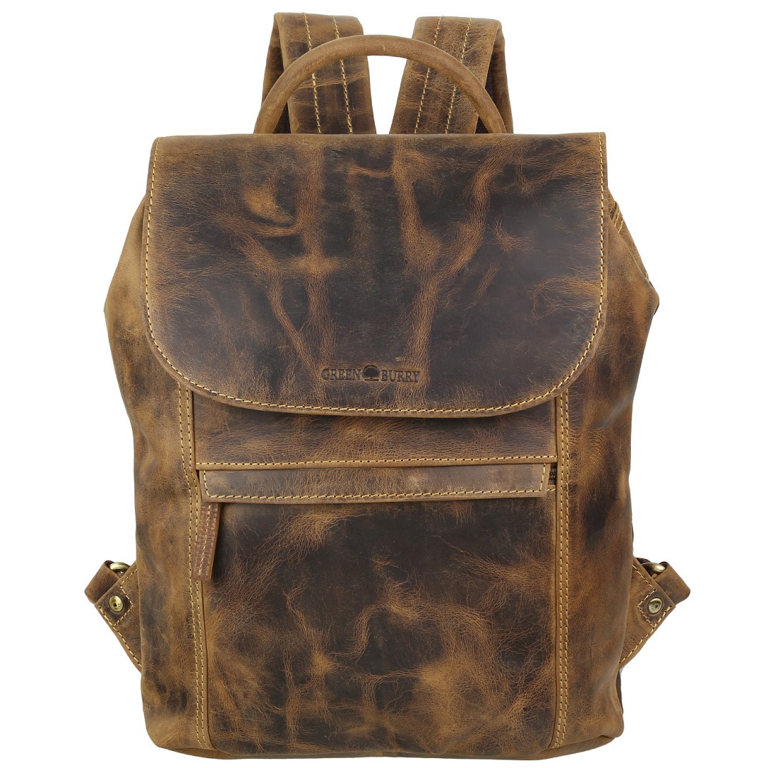 Urban leather outlet backpack