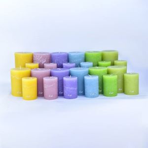 Candle 10cm Rasteli light green (1)