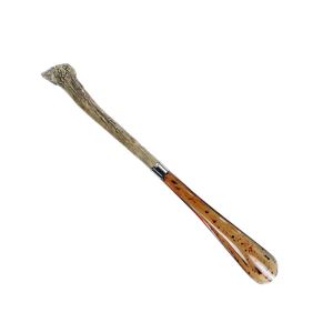 Shoehorn with antler handle - shorter
