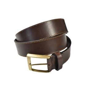 Leather belt brown, 105 cm
