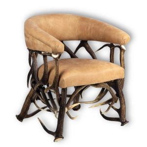 Deer antler armchair ARTURE Club - 16 - Sand